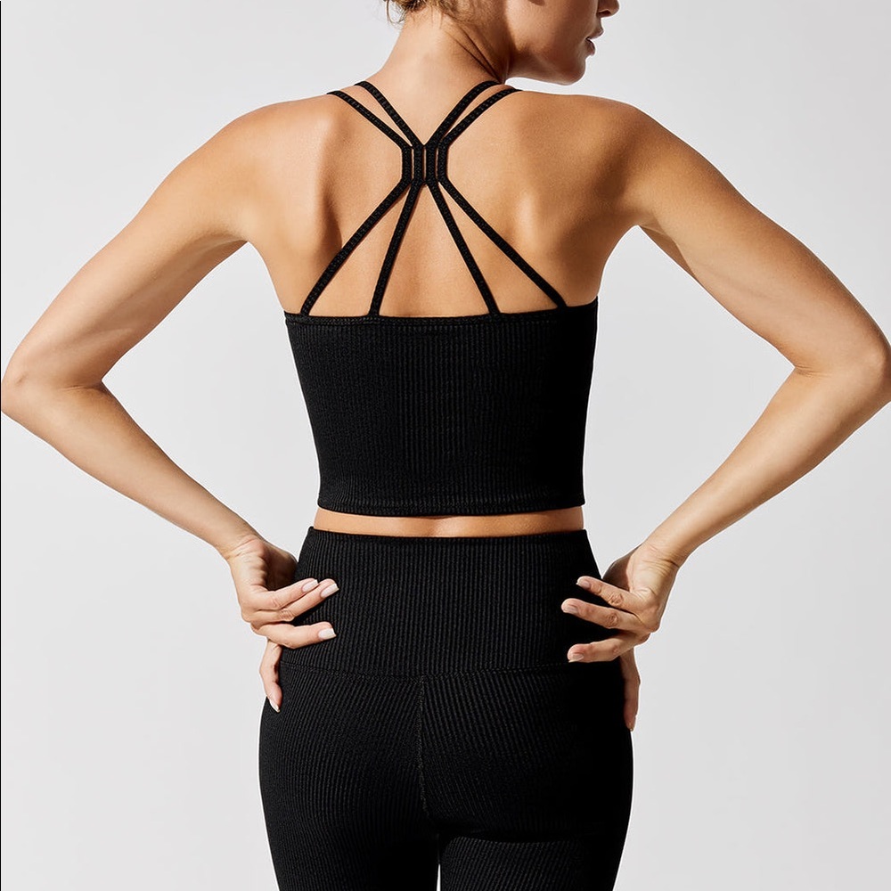 BNWT Carbon38 Ribbed Cami Bra